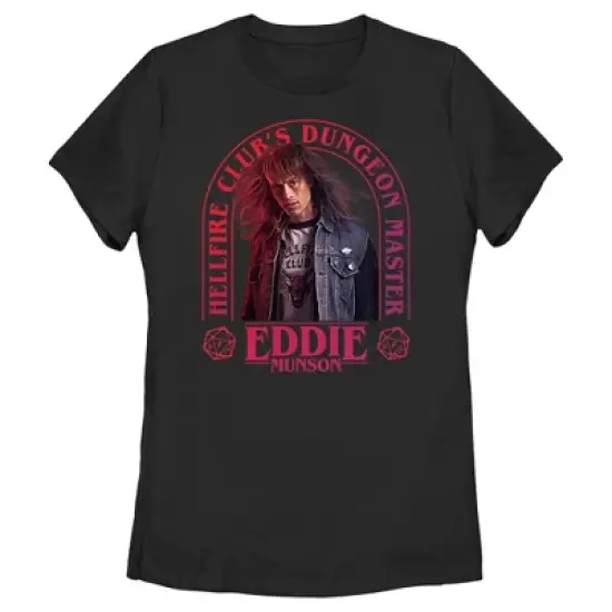 Women's Stranger Things Hellfire Club Dungeon Master Eddie T-Shirt image {3}
