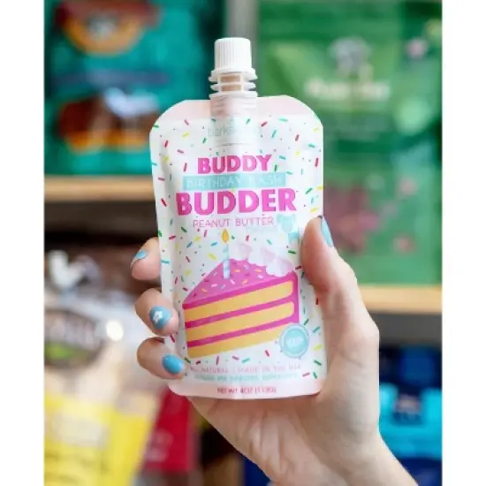 6 pack Mixed Flavor Squeeze Pack Buddy Budder (4oz) image {5}