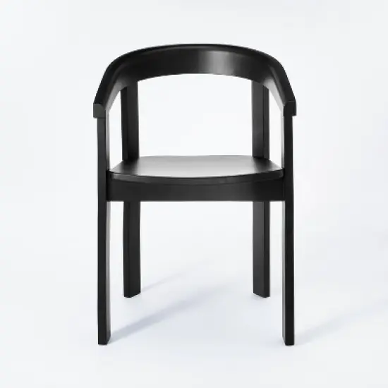 Terra Solid Wood Curved Back Dining Chair - Threshold&trade; designed with Studio McGee image {2}