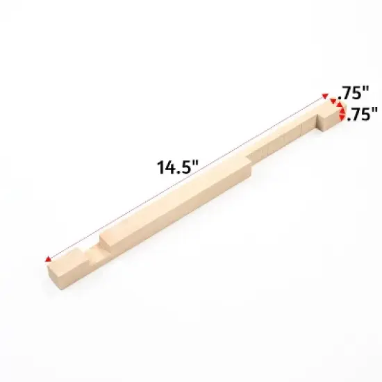 Lehman's Beekeeping Entrance Reducer, Control Traffic into your 10 Frame Honey Bee Hive, Amish Made image {1}