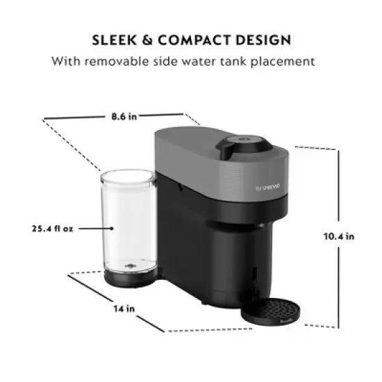 Nespresso Vertuo Pop+ Combination Espresso and Coffee Maker image {5}