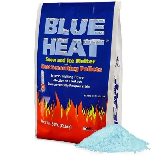 Blue Heat Snow & Ice Melter with Heat Generating Pellets, Quick Melt Action, Non-Staining, Environmentally Friendly, 20 Pounds, BH20 image {6}