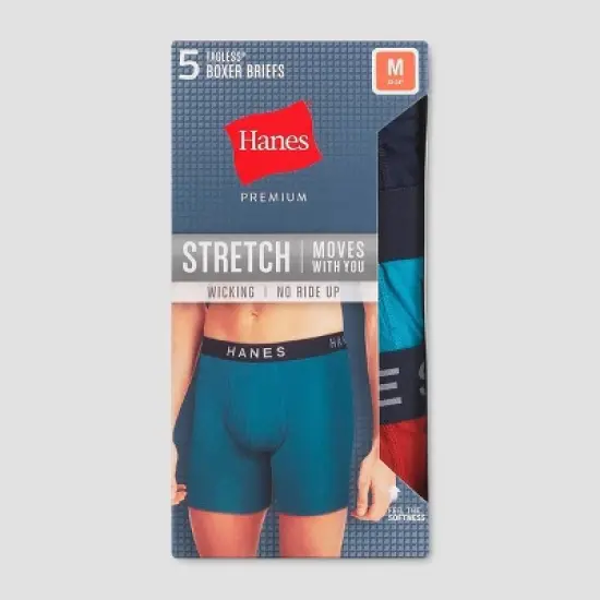 Hanes Premium Men's Boxer Briefs 5pk image {1}