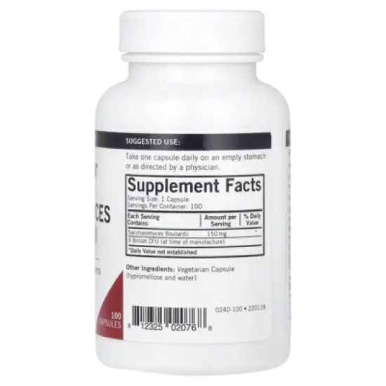 Kirkman Labs Saccharomyces Boulardii, 100 Capsules image {1}