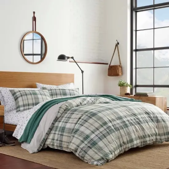 Eddie Bauer - Timbers Plaid Reversible Duvet Cover & Sham Set image {4}