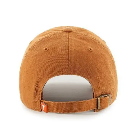 NCAA Texas Longhorns Men's Clean Up Fabric Washed Relaxed Fix Hat image {1}