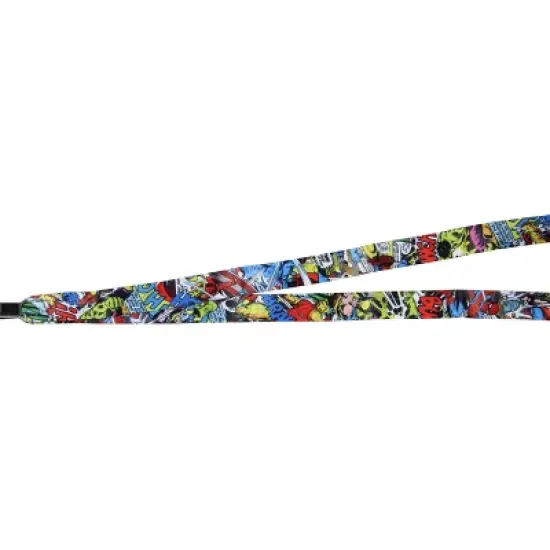 Marvel Comic Book Graphic Lanyard ID Badge Holder And 2" Rubber Charm image {3}