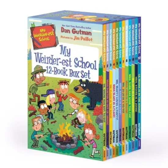 My Weirder-Est School 12-Book Box Set - by  Dan Gutman (Paperback) image {1}
