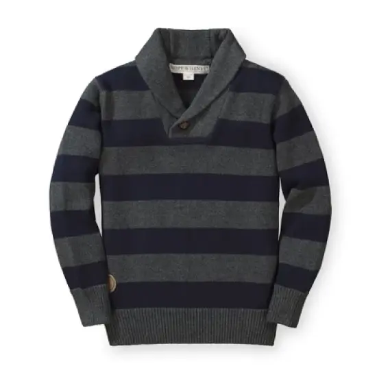 Hope & Henry Boys' Shawl Collar Sweater, Infant image {13}