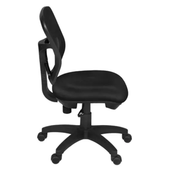 Harrison Armless Swivel Chair Black - Niche image {1}