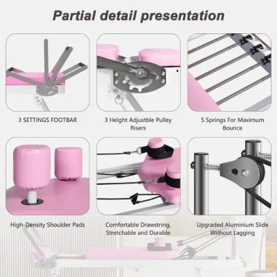 Dexmalle yoga studio with the same commercial fitness equipment, pink image {8}