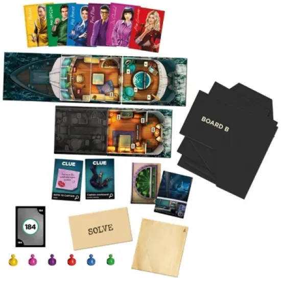 Clue Escape Sabotage on the Seas Board Game image {3}
