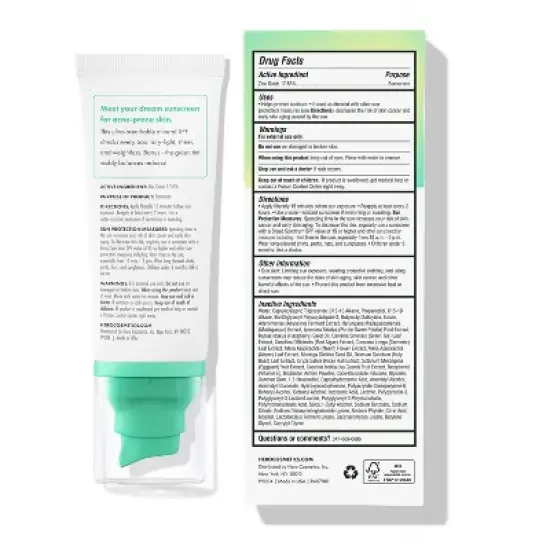 Hero Cosmetics Force Shield Superlight Broad Spectrum Sunscreen - SPF 30 - 1.69 fl oz image {1}