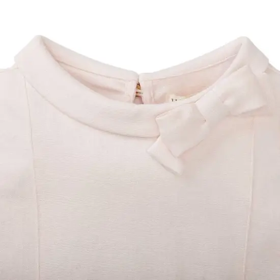 Hope & Henry Girls' Ponte Dress with Petite Collar, Infant image {1}