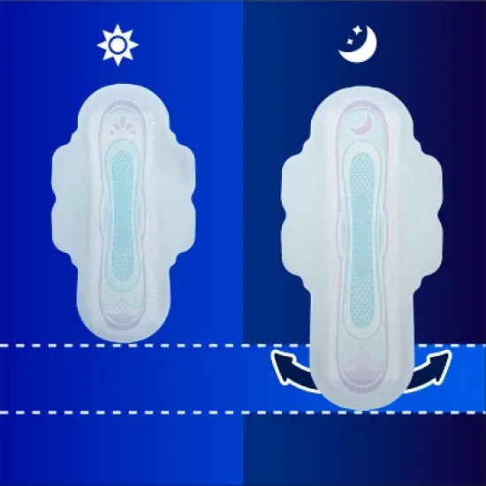 Always Ultra Thin Overnight Pads image {10}