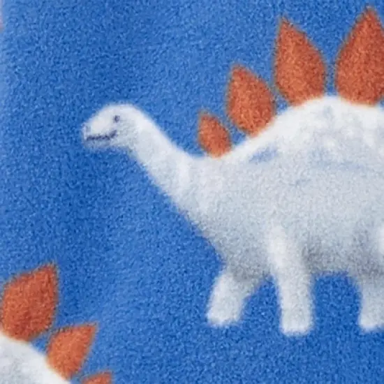 Carter's Just One You&reg;️ Toddler Boys' 2pk Spaceships and Dinos Fleece Footed Pajama - Blue image {1}