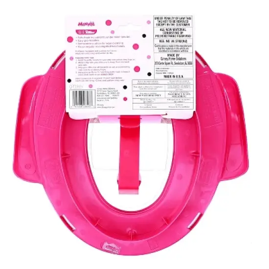 Disney Baby Minnie "Pop Attitude" Soft Potty Seat with Potty Hook image {10}