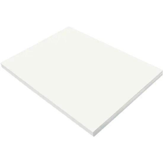 Prang Medium Weight Construction Paper, 18 x 24 Inches, White, 100 Sheets image {6}