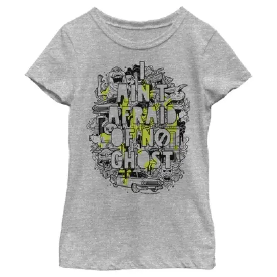 Girl's Ghostbusters I Ain't Afraid of No Ghost Monsters T-Shirt image {4}