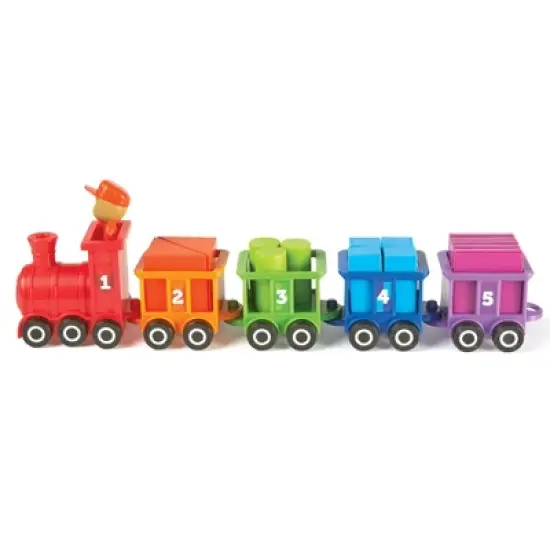 Learning Resources Count & Color Choo Choo, Interactive Train Learning Toy, 21 Pieces, Ages 2+ image {1}