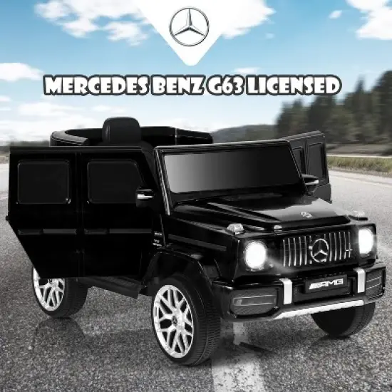 Costway 12V Kids Ride On Car Licensed Mercedes Benz G63 Electric Vehicle with Remote Control image {2}