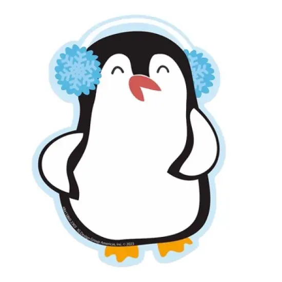 Eureka&reg; Winter Penguins Paper Cut-Outs, 36 Per Pack, 3 Packs image {4}