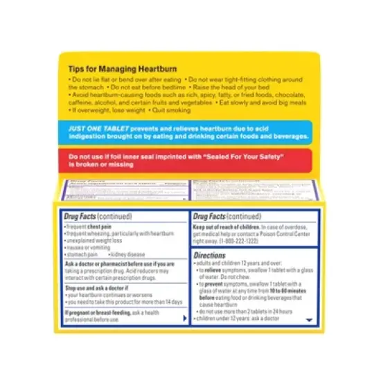 Pepcid AC Acid Reducers Maximum Strength - 50ct image {5}