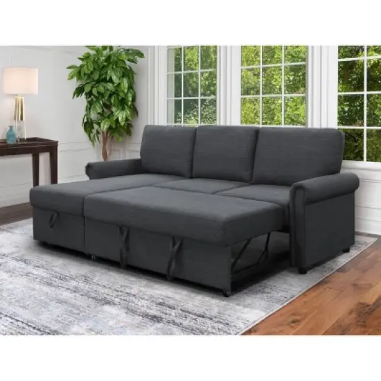 Clara Storage Sofa Bed Reversible Sectional - Abbyson Living image {3}