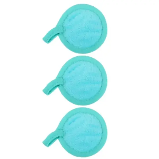 Unique Bargains Soft Flannel Pads Reusable Makeup Remover Eco Pads Facial Make Up Cleansing Removal for Most Skin Types 3 Pcs image {13}