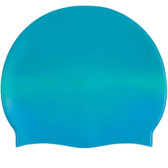 Sporti Multi Color Silicone Swim Cap image {1}