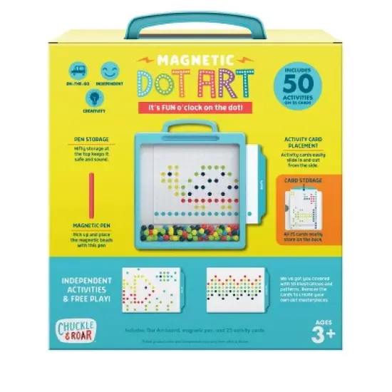 Chuckle & Roar Magnetic Dot Art Designer Travel Art Kit image {3}