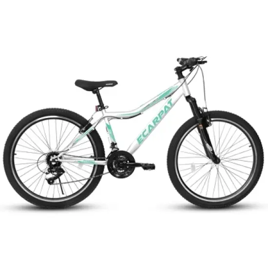 VASIP 26 Inch Mountain Bike for Women & Teens, 21-Speed Gears with V-Brakes, Front Suspension Fork,All-Terrain Bicycle for Teenager Girls,Purple image {1}