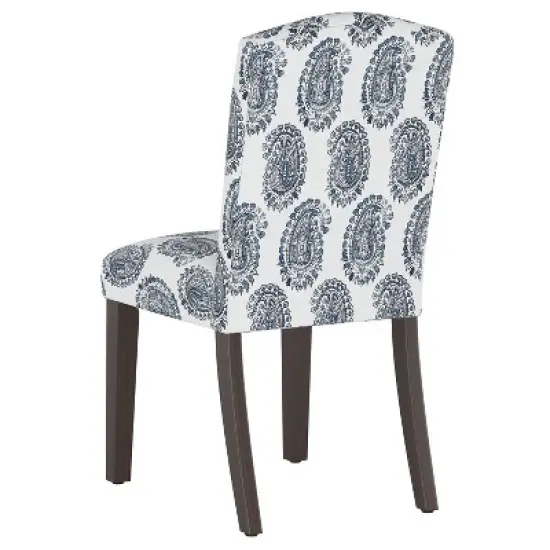 Alex Camel Back Dining Chair in Damask - Skyline Furniture image {3}