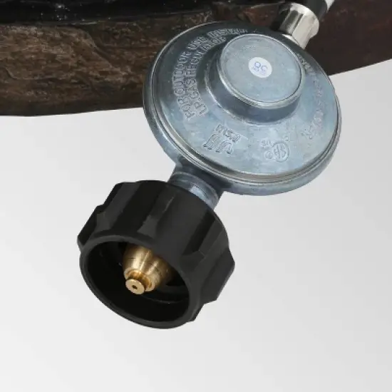 Stillwater Outdoor Circular Fire Table Natural Stone - Christopher Knight Home image {4}