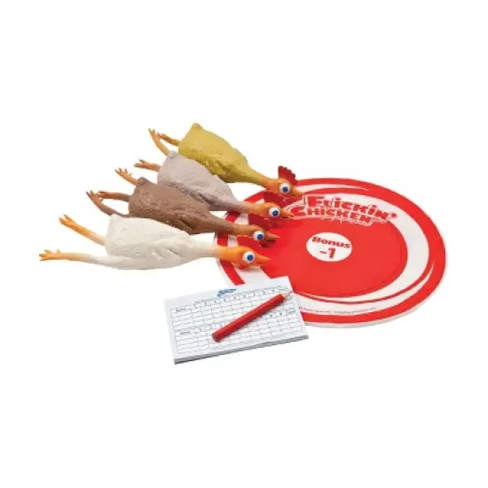 University Games Flickin Chicken Toss Game set image {1}