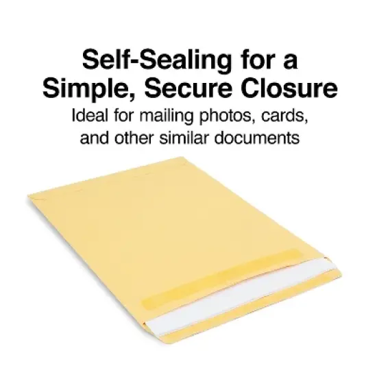HITOUCH BUSINESS SERVICES Self Seal Catalog Envelopes 9"L x 12"H Brown 250/Box 486931/14245 image {1}