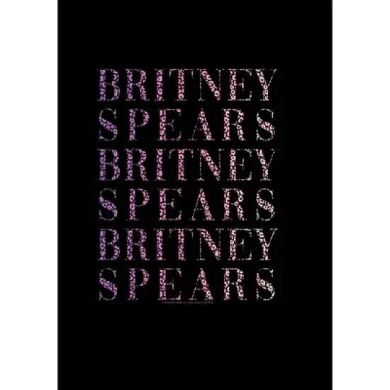 Junior's Britney Spears Cheetah Repeating Name T-Shirt image {1}