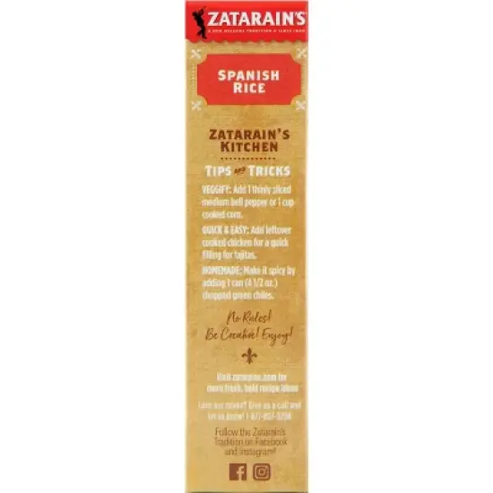 Zatarain's Spanish Rice  - 6.9oz image {10}