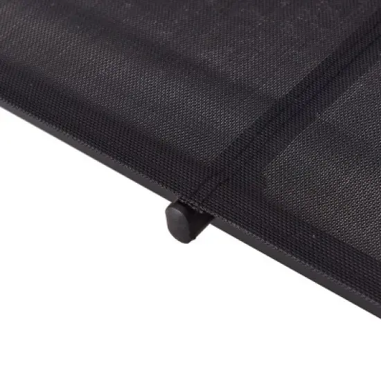 Tangkula 4PCS Black Furniture Set Chairs Coffee Table Patio Garden Brand New image {7}