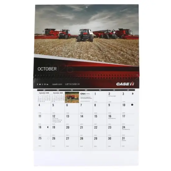 2026 Case IH 12 Month 13in x 11.5in Wall Calendar SIG-2026 image {6}
