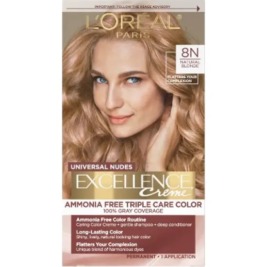 L'Oreal Paris Excellence Universal Nudes Ammonia Free Permanent Hair Color image {13}