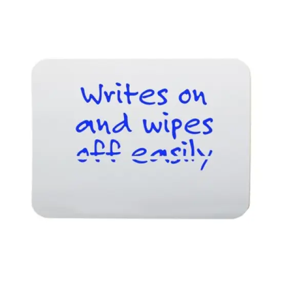 Flipside Products Two-Sided Dry Erase Board, 6" x 9", White, Pack of 12 image {2}