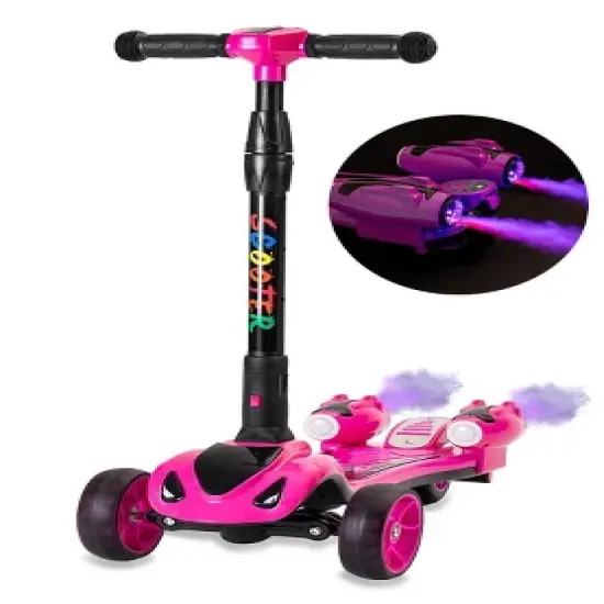 GlareWheel Y1 Kids Kick Scooter Real Smoking Rocket image {10}