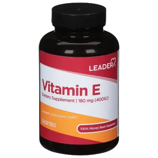 Leader 180 mg Vitamin E 250 Softgels image {7}