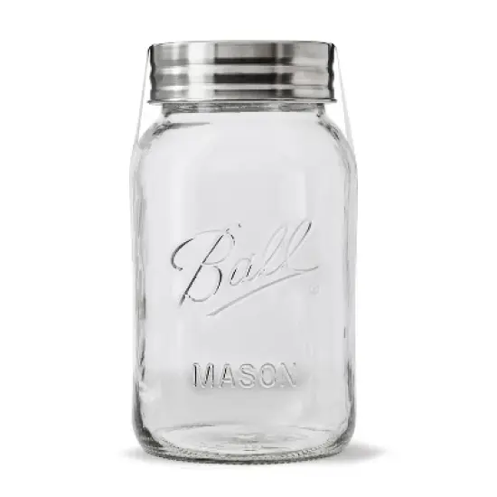 Ball 32oz 12pk Glass Regular Mouth Mason Jar with Lid and Band image {2}