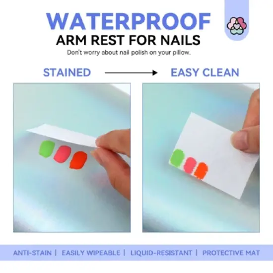 SAVILAND Pro Salon XL Armrest System - Microfiber Leather Hand Rest w/Non-Slip Support Cushion. image {3}