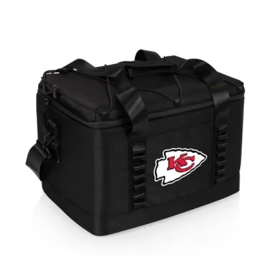 NFL Kansas City Chiefs Thick Sustainable 24 Can Soft Cooler image {3}