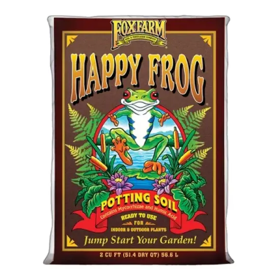 FoxFarm 2 Cubic Feet Coco Loco Potting Soil Bag with Happy Frog Soil Mix with Fox Farm Soil Mix for Nurturing Plants and Flowers with, (3 pack) image {2}