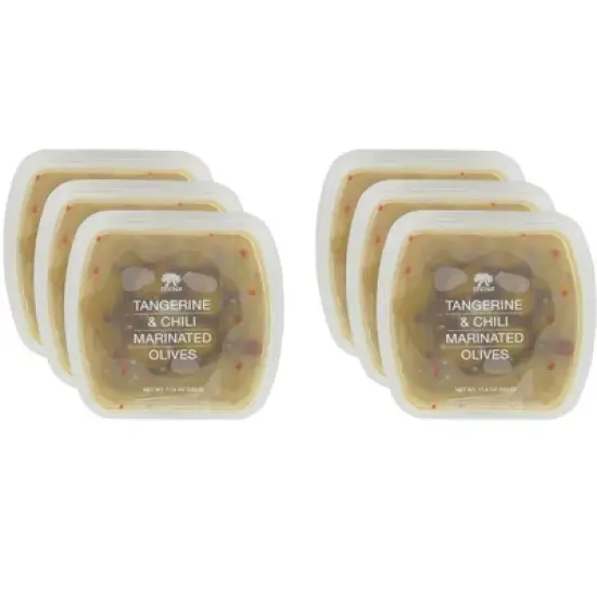 Divina Tangerine & Chili Marinated Olives - Case of 6 - 11.6 oz image {2}