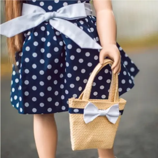 The Queen's Treasures 18 Inch Doll 1950's 3 Pc Polka Dot Dress Doll Clothes image {6}